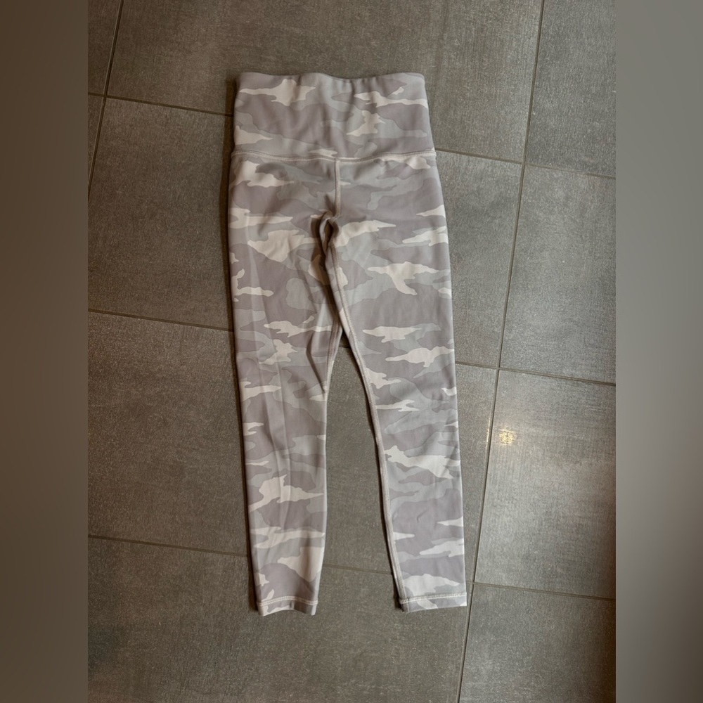 Athleta neutral camo leggings